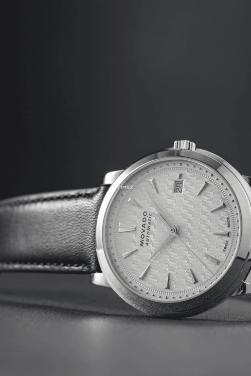 Movado,Disco Volante 40mm,40mm,Stainless Steel,White,Automatic,Day,Sapphire,Crystal Glass,3650110