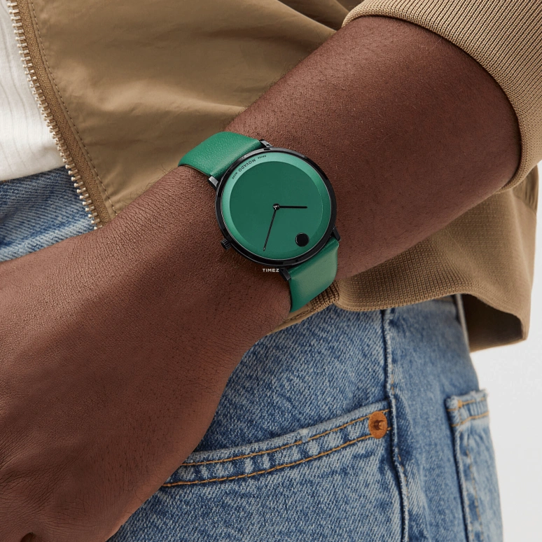 Movado,Modern 47 40mm,40mm,Stainless Steel,Green,Quartz,Sapphire,Round,0607642