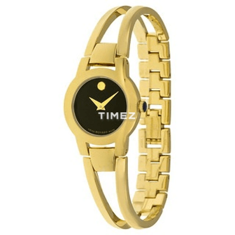 Movado,Esperanza 24mm,24mm,Stainless Steel,Black,Quartz,Sapphire,Crystal Glass,Round,0604758