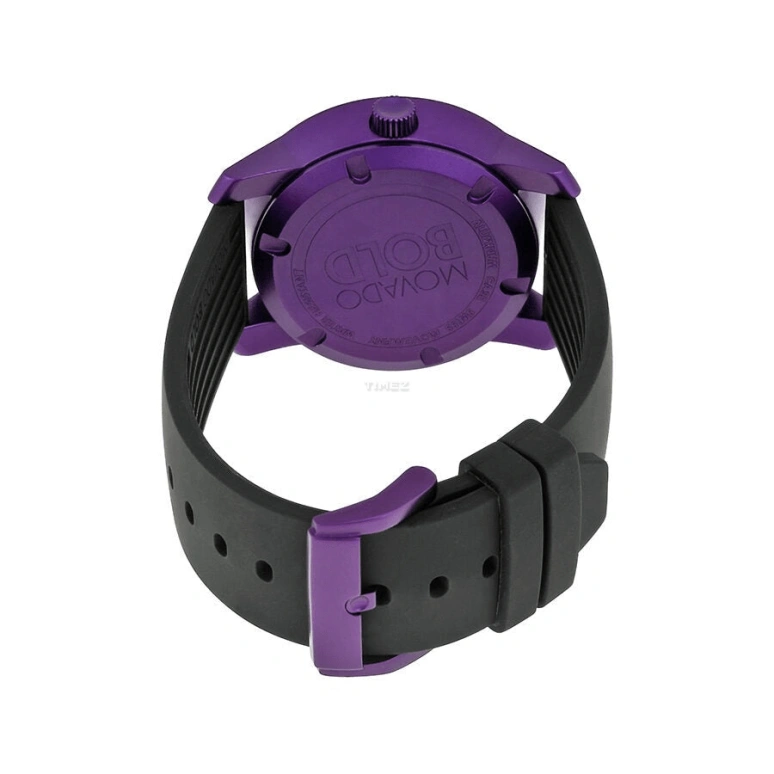 Movado,Movado BOLD 43.75mm,43.75mm,Aluminium,Black,Purple,Quartz,Sapphire,Crystal Glass,Round,3600175 