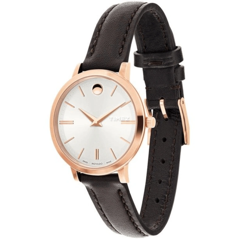 Movado,Ultra Slim 28mm,28mm,Stainless Steel,Rose Gold,Silver,Quartz,Sapphire,Crystal Glass,Round,0607096