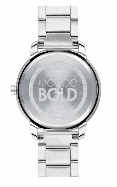 Movado,Movado BOLD 32mm,32mm,Stainless Steel,Grey,White,Quartz,Sapphire,Crystal Glass,Round,3600590