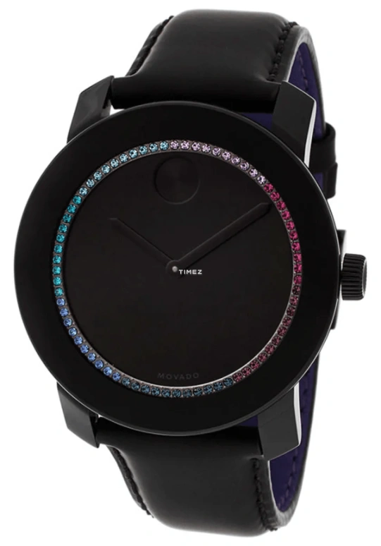 Movado,Movado BOLD 42mm,42mm,Composite,Stainless Steel,Black,Quartz,Sapphire,Crystal Glass,Round,3600181 