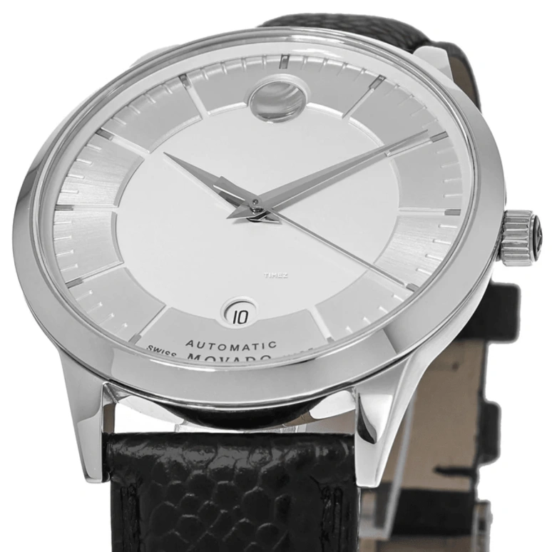 Movado,Other 39.50mm,39.50mm,Stainless Steel,Silver White,Automatic,Day,Sapphire,Crystal Glass,0607022