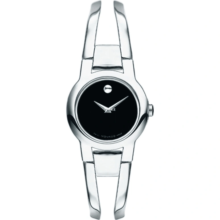 Movado,Esperanza 24mm,24mm,Stainless Steel,Black,Quartz,Sapphire,Crystal Glass,Round,0604759 