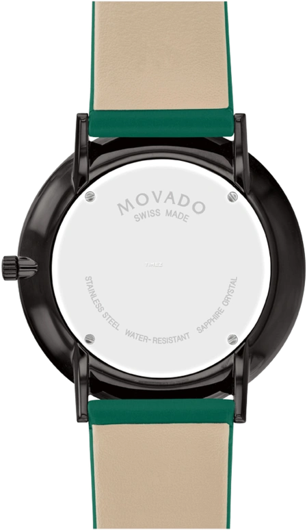 Movado,Modern 47 40mm,40mm,Stainless Steel,Green,Quartz,Sapphire,Round,0607642