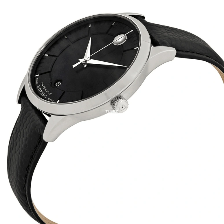 Movado,Other 39.50mm,39.50mm,Stainless Steel,Black,Automatic,Day,Sapphire,Crystal Glass,0606873