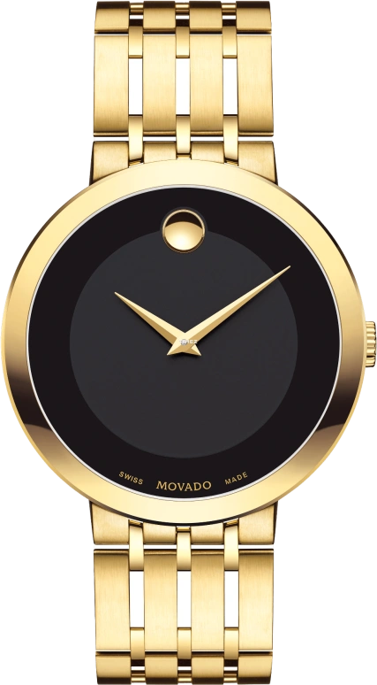 Movado,Esperanza 39mm,39mm,Stainless Steel,Black,Quartz,Sapphire,Crystal Glass,Round,0607059W
