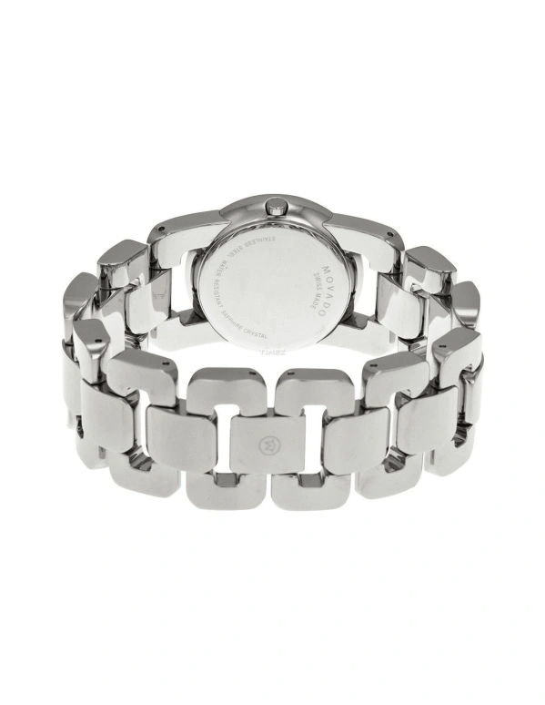 Movado,Luma 31.50mm,31.50mm,Stainless Steel,Metal,Silver,Quartz,Sapphire,Crystal Glass,Round,0606543 