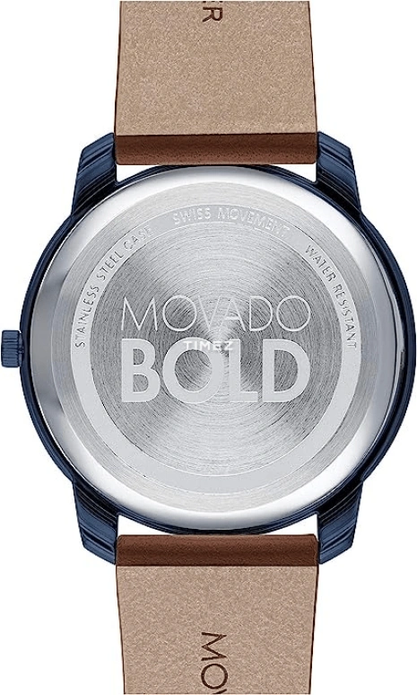 Movado,Movado BOLD 42mm,42mm,Stainless Steel,Blue,Quartz,Sapphire,Crystal Glass,Round,3600585