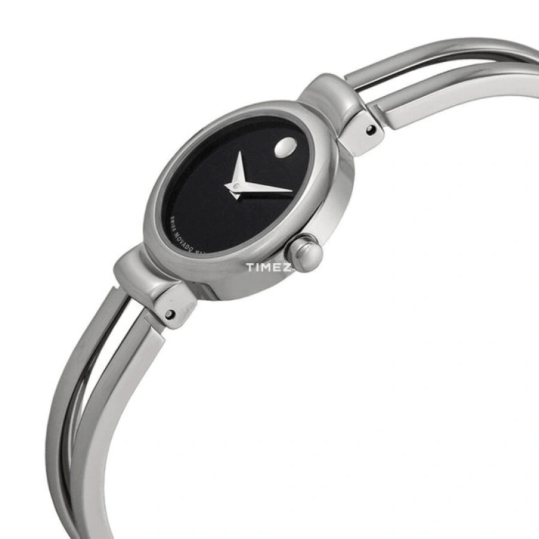 Movado,Harmony 23mm,23mm,Stainless Steel,Black,Quartz,Sapphire,Crystal Glass,Round,0606056 