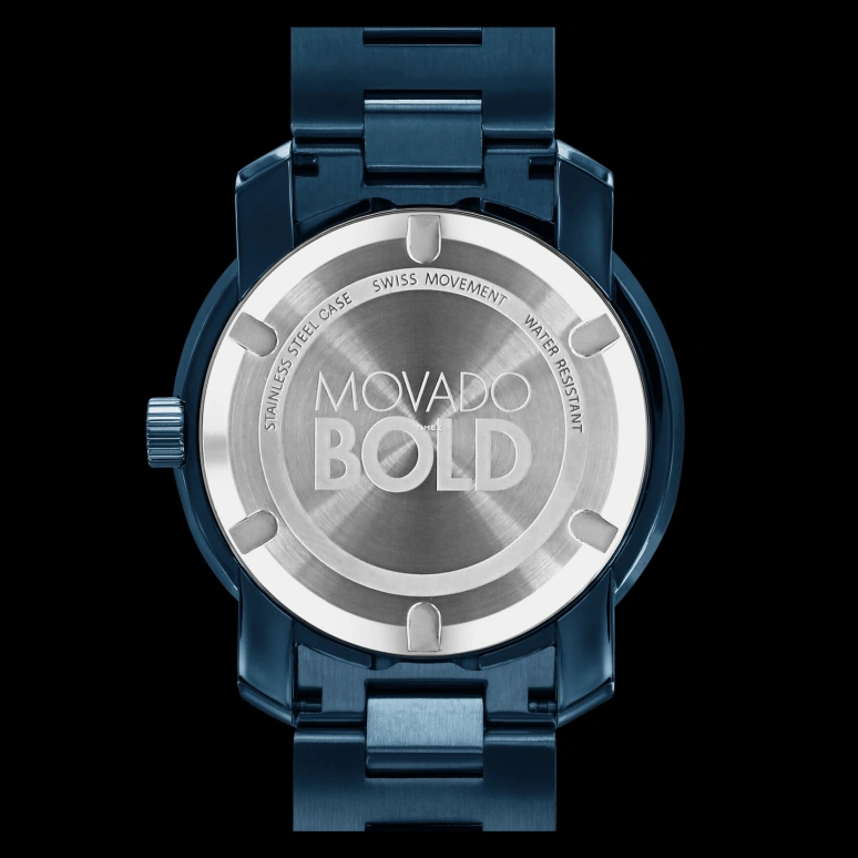 Movado,Movado BOLD 42.50mm,42.50mm,Stainless Steel,Black,Quartz,Sapphire,Crystal Glass,Round,3600296