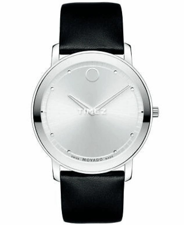 Movado,Sapphire 40mm,40mm,Stainless Steel,Silver White,Quartz,Sapphire,Crystal Glass,Round,0606694 