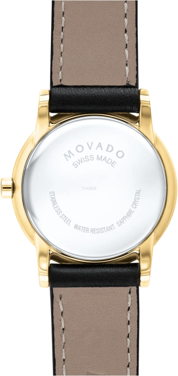 Movado,Museum Classic 28mm,28mm,Stainless Steel,Black,Quartz,Sapphire,Round,0607275