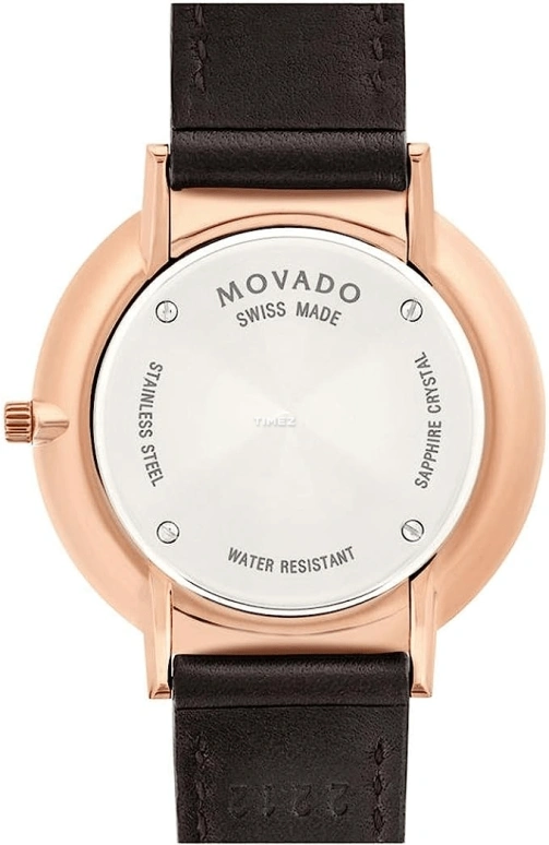 Movado,Ultra Slim 28mm,28mm,Stainless Steel,Rose Gold,Silver,Quartz,Sapphire,Crystal Glass,Round,0607096