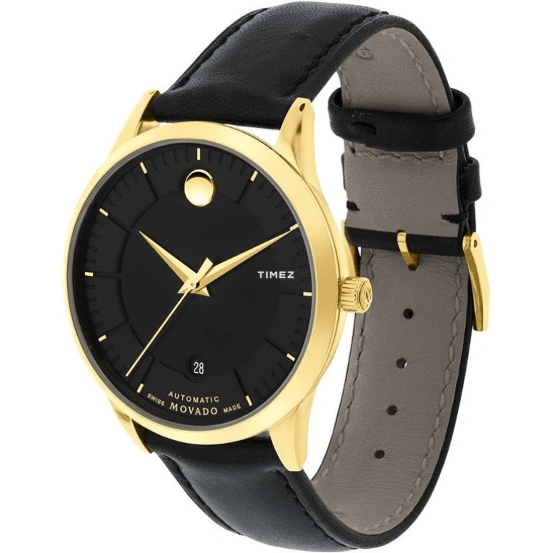 Movado,Other 39.50mm,39.50mm,Stainless Steel,Black,Automatic,Day,Sapphire,Crystal Glass,0606875