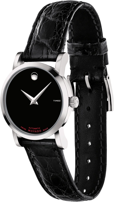 Movado,Red Label 26mm,26mm,Stainless Steel,Black,Automatic,Sapphire,Crystal Glass,Round,0607009