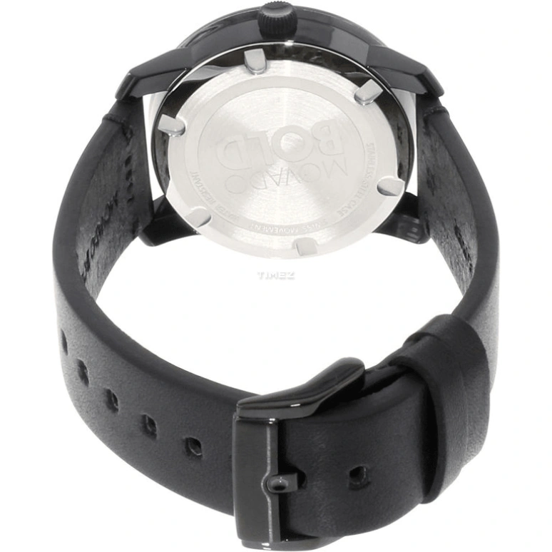 Movado,Movado BOLD 42mm,42mm,Composite,Stainless Steel,Black,Quartz,Crystal Glass,Round,3600297