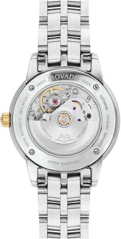 Movado,1881 Automatic 30mm,30mm,Stainless Steel,White,Automatic,Round,Silver,0607489