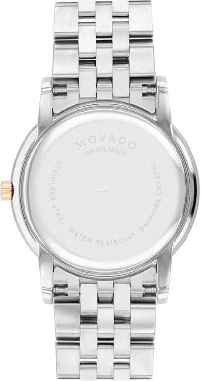 Movado,Museum Classic 33mm,33mm,Stainless Steel,White,Quartz,Sapphire,Round,0607629