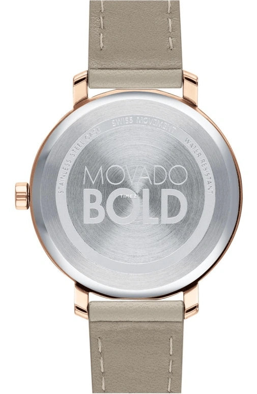 Movado,Movado BOLD 34mm,34mm,Stainless Steel,Rose Gold,Quartz,Sapphire,Crystal Glass,Round,3600643