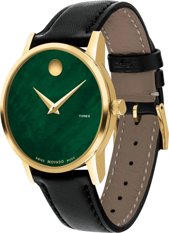 Movado,Museum Classic 28mm,28mm,Stainless Steel,Green,Quartz,Sapphire,Crystal Glass,Round,0607633