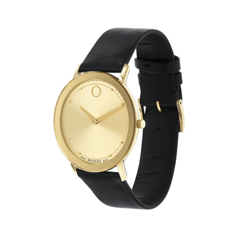 Movado,Sapphire 40mm,40mm,Stainless Steel,Gold,Quartz,Sapphire,Crystal Glass,Round,0606883