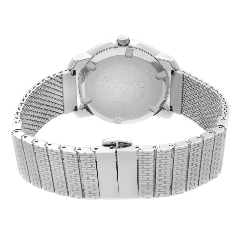 Movado,Movado BOLD 36mm,36mm,Stainless Steel,Grey,Quartz,Sapphire,Crystal Glass,Round,3600241