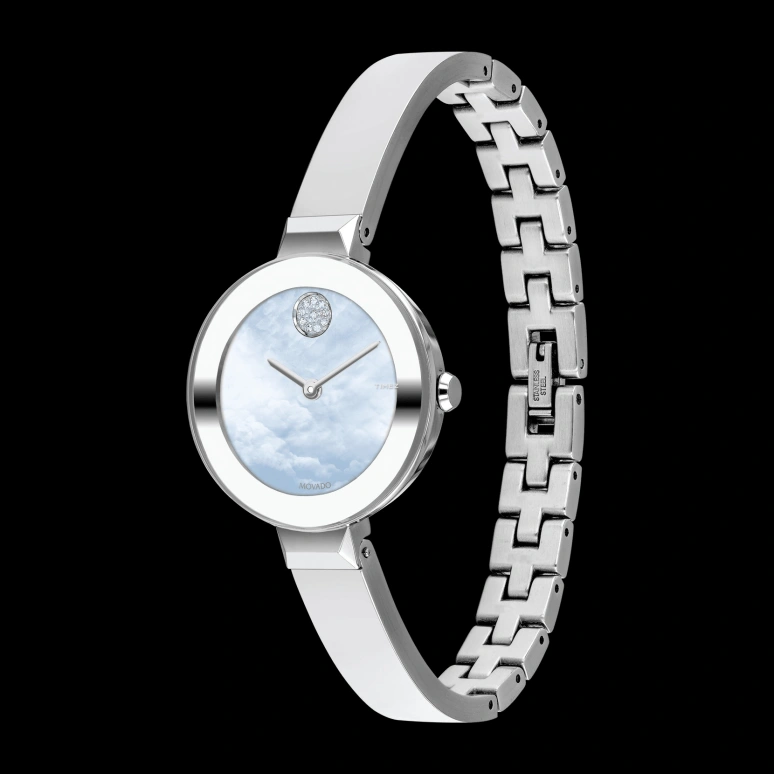 Movado,Movado BOLD 28mm,28mm,Stainless Steel,Blue,Quartz,Sapphire,Crystal Glass,Round,3600629