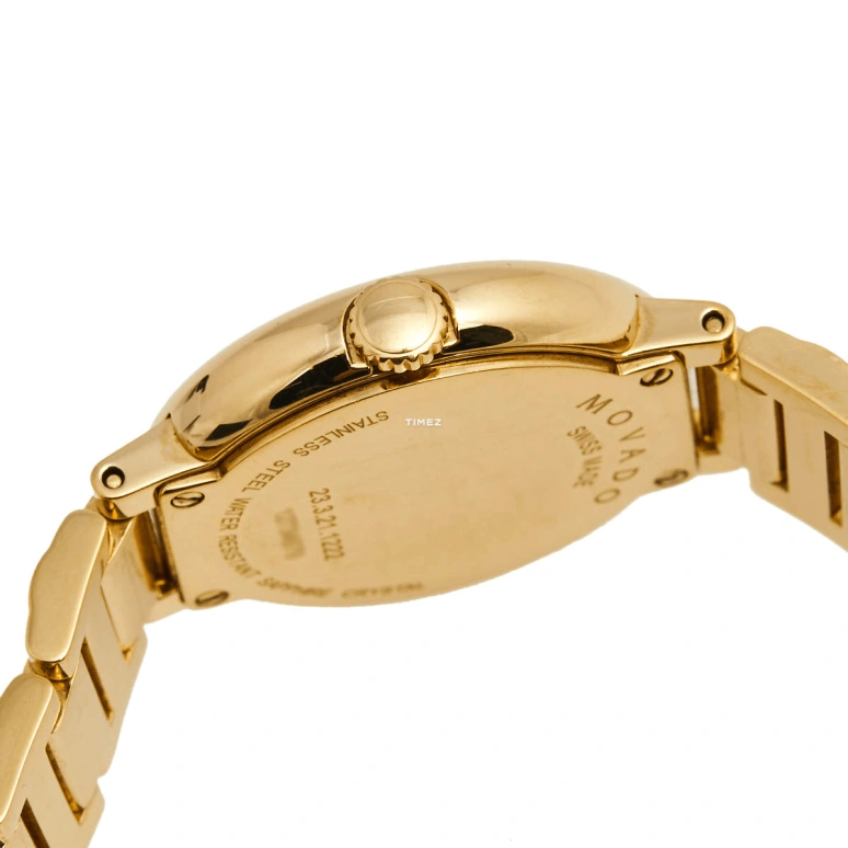 Movado,Concerto 26.50mm,26.50mm,Stainless Steel,Gold,Quartz,Sapphire,Crystal Glass,Round,0606791