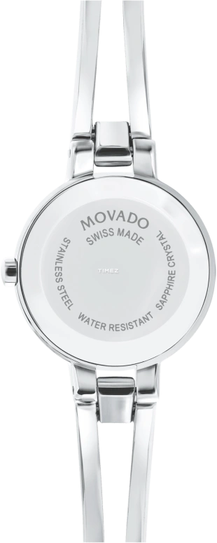 Movado,Amorosa 24mm,24mm,Stainless Steel,White,Quartz,Sapphire,Crystal Glass,Round,0607357