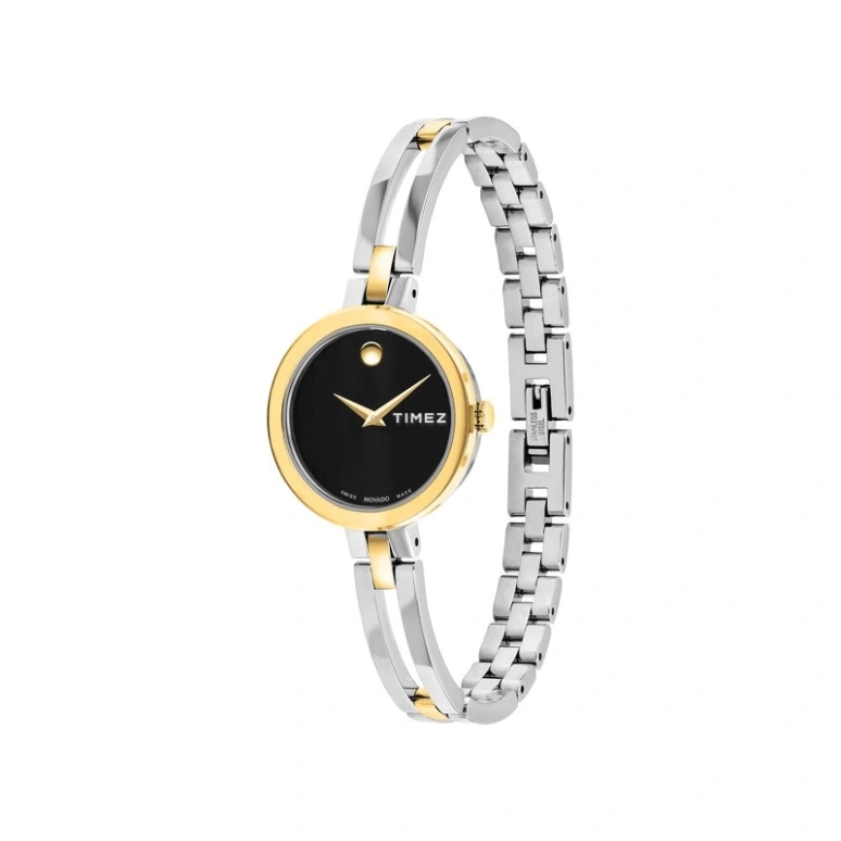 Movado,Esperanza 25mm,25mm,Stainless Steel,Black,Quartz,Sapphire,Crystal Glass,Round,0607472