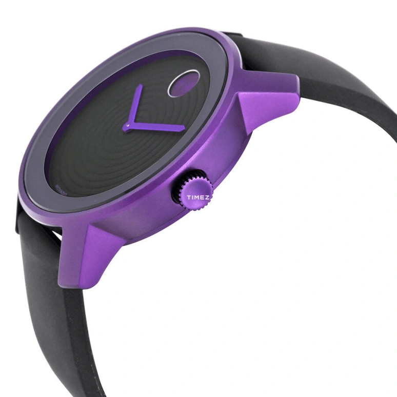 Movado,Movado BOLD 43.75mm,43.75mm,Aluminium,Black,Purple,Quartz,Sapphire,Crystal Glass,Round,3600175 