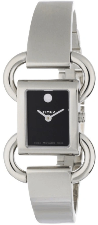 Movado,Linio 18mm,18mm,Stainless Steel,Black,Quartz,Sapphire,Crystal Glass,Rectangular,0606471 