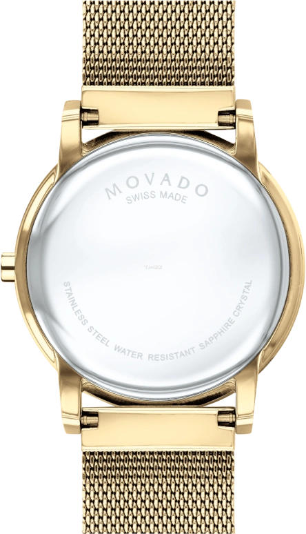 Movado,Museum Classic 40mm,40mm,Stainless Steel,Black,Quartz,Sapphire,Round,0607396