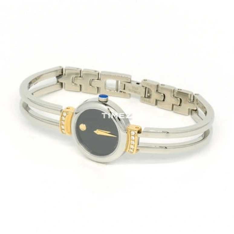 Movado,Harmony 23mm,23mm,Stainless Steel,Bi-color,Black,Quartz,Sapphire,Crystal Glass,Round,0606240 