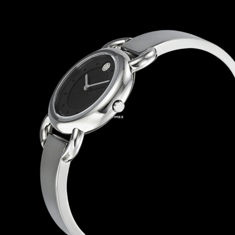 Movado,Linio 30mm,30mm,Stainless Steel,Black,Quartz,Sapphire,Crystal Glass,Round,0606509 