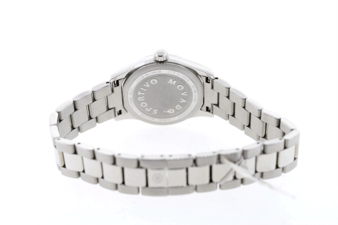 Movado,Other 28mm,28mm,Stainless Steel,Black,Quartz,Day,Sapphire,Crystal Glass,0606498 