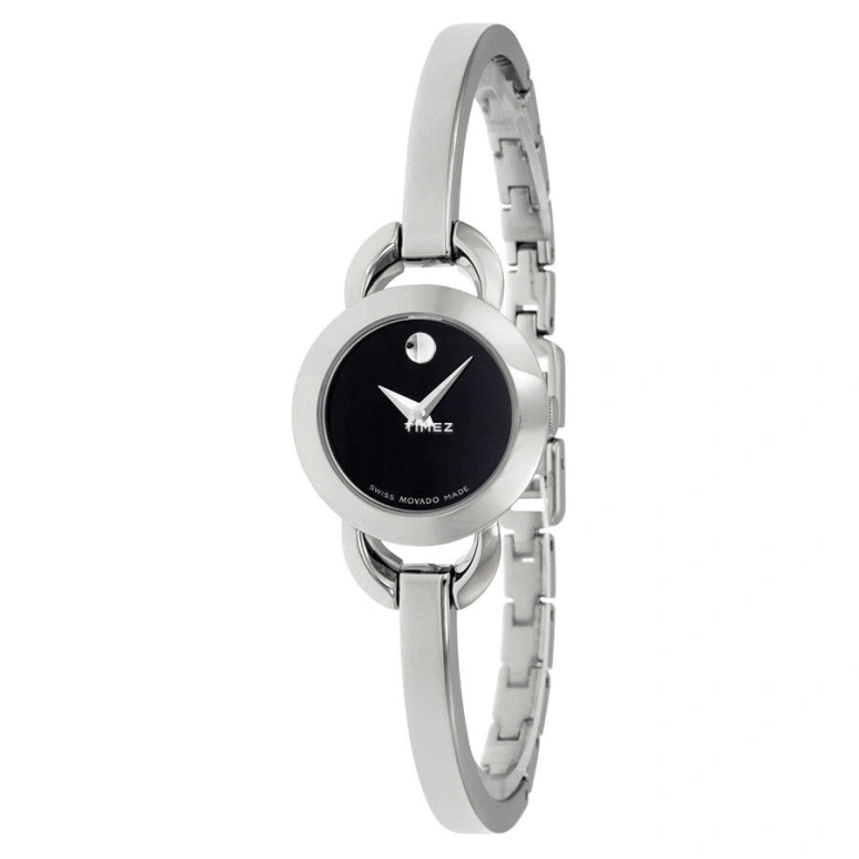 Movado,Rondiro 22mm,22mm,Stainless Steel,Black,Quartz,Sapphire,Crystal Glass,Round,0606796 