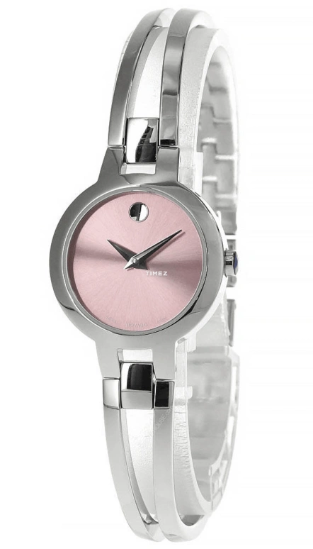 Movado,Amorosa 24mm,24mm,Stainless Steel,Pink,Quartz,Sapphire,Crystal Glass,Round,0607387