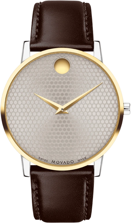 Movado,Museum Classic 40mm,40mm,Stainless Steel,Grey,Quartz,Sapphire,Round,0607800