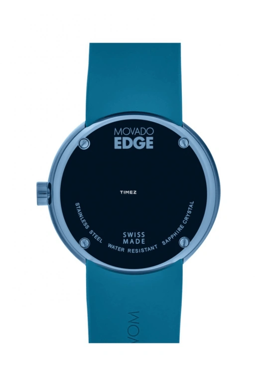 Movado,Edge 40mm,40mm,Stainless Steel,Blue,Quartz,Sapphire,Crystal Glass,Round,3680042