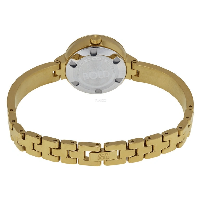 Movado,Movado BOLD 25mm,25mm,Stainless Steel,Gold,Quartz,Sapphire,Crystal Glass,Round,3600285