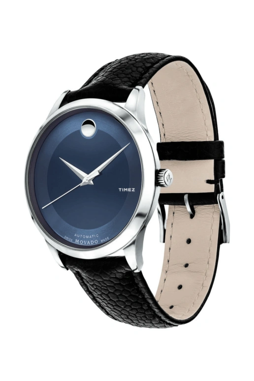 Movado,Modern Classic 39.50mm,39.50mm,Stainless Steel,Blue,Automatic,Sapphire,Round,0607123