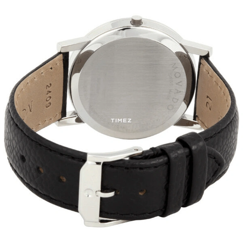 Movado,Museum Classic 38mm,38mm,Stainless Steel,Black,Quartz,Sapphire,Crystal Glass,0606179 