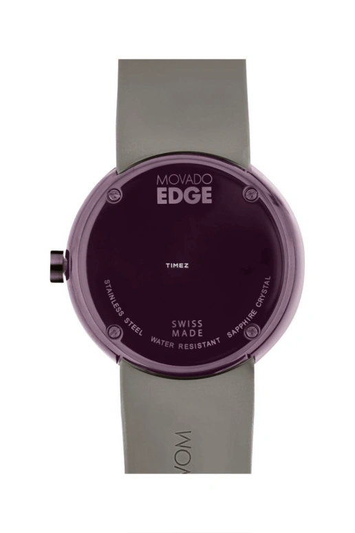 Movado,Edge 40mm,40mm,Stainless Steel,Purple,Quartz,Sapphire,Crystal Glass,Round,3680044