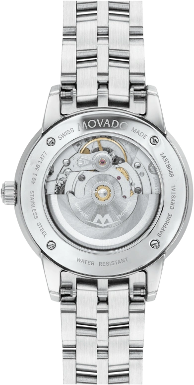 Movado,1881 Automatic 30mm,30mm,Stainless Steel,Pink,Automatic,Sapphire,Crystal Glass,Round,0607487