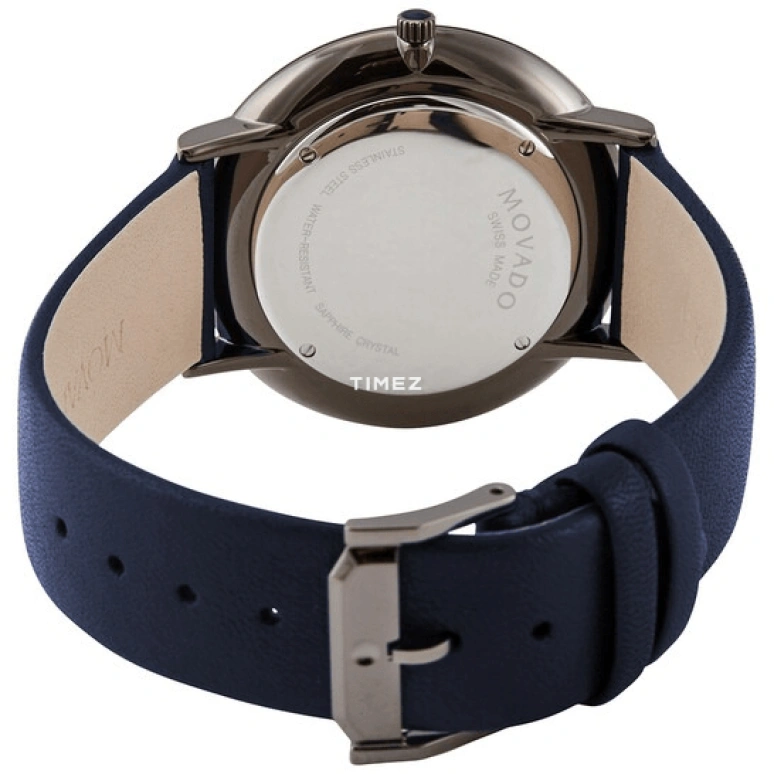 Movado,Modern 47 40mm,40mm,Stainless Steel,Blue,Quartz,Sapphire,Crystal Glass,Round,0607392