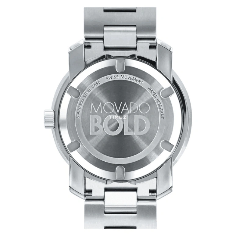 Movado,Movado BOLD 42.50mm,42.50mm,Stainless Steel,Silver,Quartz,Sapphire,Crystal Glass,Round,3600257