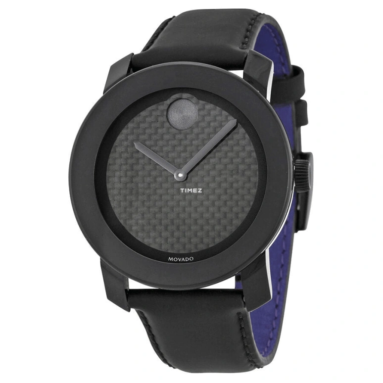 Movado,Movado BOLD 42mm,42mm,Composite,Stainless Steel,Black,Quartz,Sapphire,Crystal Glass,Round,3600170 